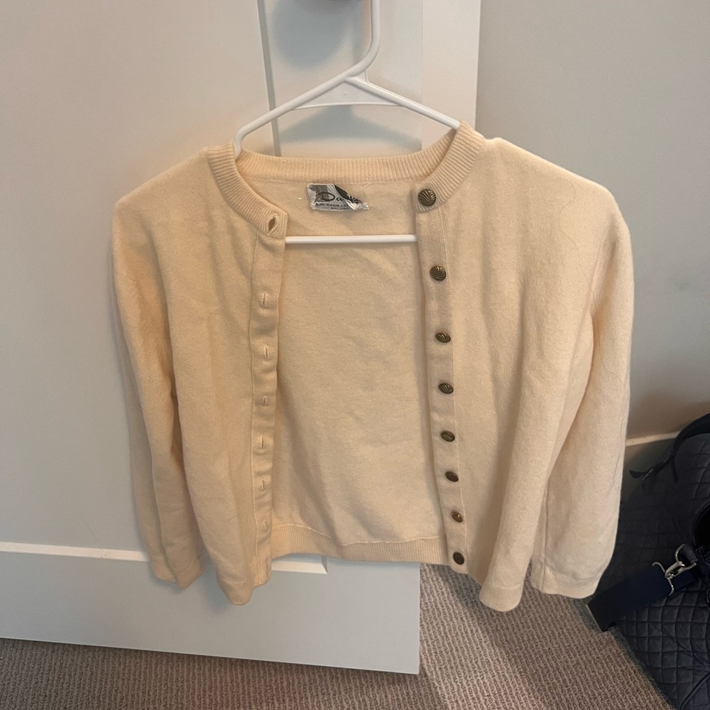 Dalton 100% Virgin Cashmere Cardigan Sweater